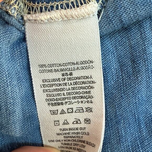 Free People We the Free Love This Henley Chambray Tunic - Picture 5 of 6